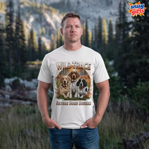 Wild Trace Nature Born Hunters Dog Graphic Tee