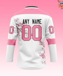 Winterhawks x Cherrey Blossom 2025 Hockey Jersey 3