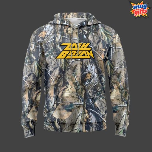 Zach Bryan 2025 Tour Camo Concert Hoodie