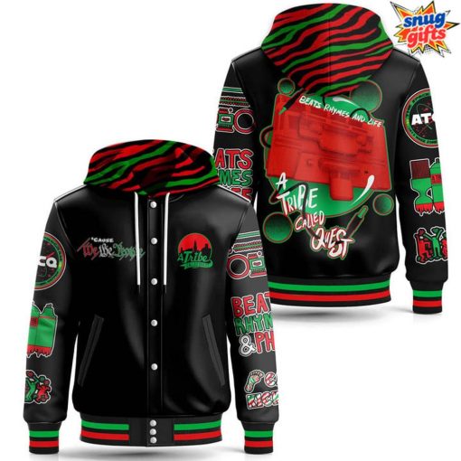A Tribe Called Quest Beats & Rhymes Hooded Varsity Jacket