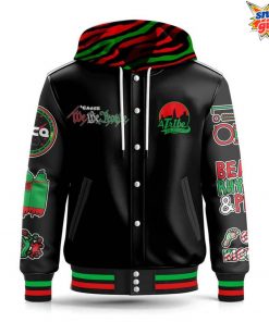 A Tribe Called Quest Beats & Rhymes Hooded Varsity Jacket 3