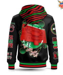 A Tribe Called Quest Beats & Rhymes Hooded Varsity Jacket 4
