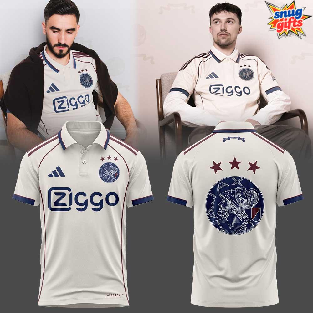 AFC Ajax “De rest is geschiedenis” 2025/26 Polo Shirt AFC Ajax “De rest is geschiedenis” 2025/26 Polo Shirt