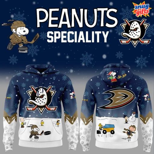 Anaheim Ducks Anniversary of Peanuts Hoodie