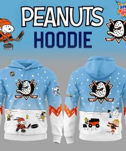 Anaheim Ducks Anniversary of Peanuts Hoodie