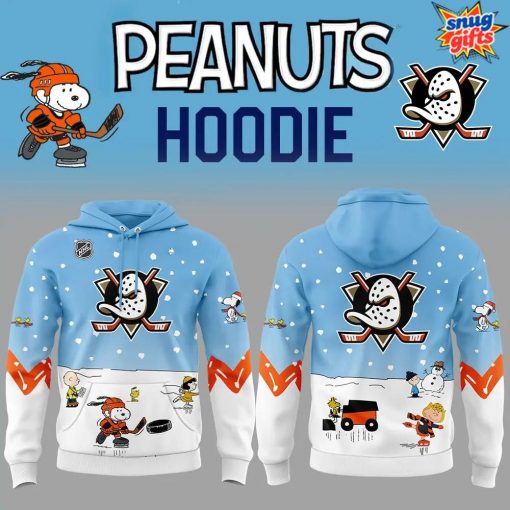Anaheim Ducks Anniversary of Peanuts Hoodie