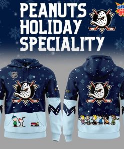 Anaheim Ducks Anniversary of Peanuts Hoodie 3