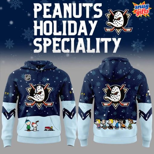 Anaheim Ducks Anniversary of Peanuts Hoodie