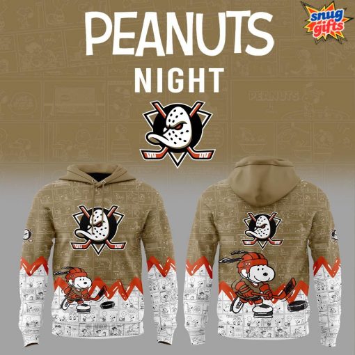 Anaheim Ducks Anniversary of Peanuts Hoodie