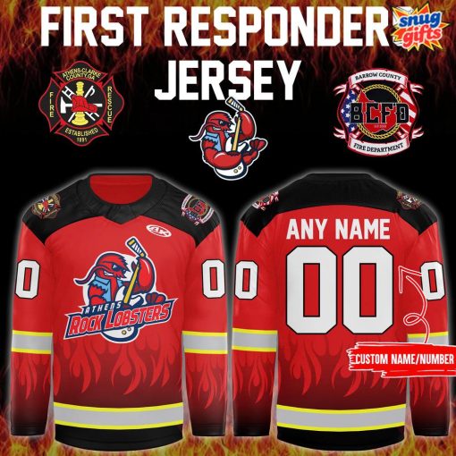 Athens Rock Lobsters First Responders Night 2025 Hockey Jersey