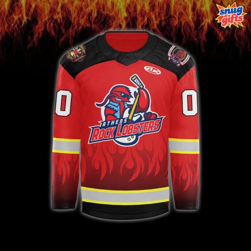 Athens Rock Lobsters First Responders Night 2025 Hockey Jersey