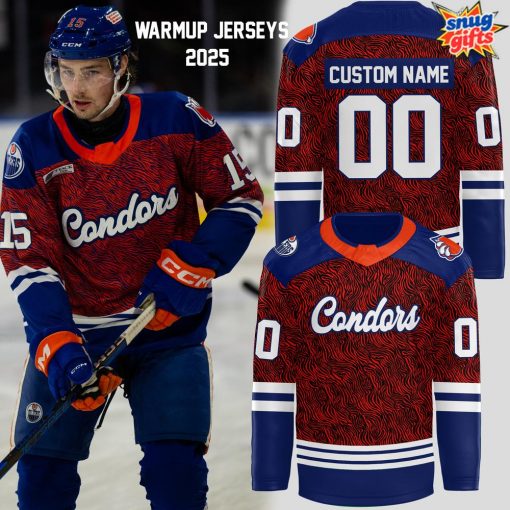 Bakersfield Condors 2025 Warmup Special Hockey Jersey