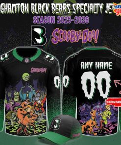 Binghamton Black Bears x Scooby-Doo Night 2025 Hockey Jersey