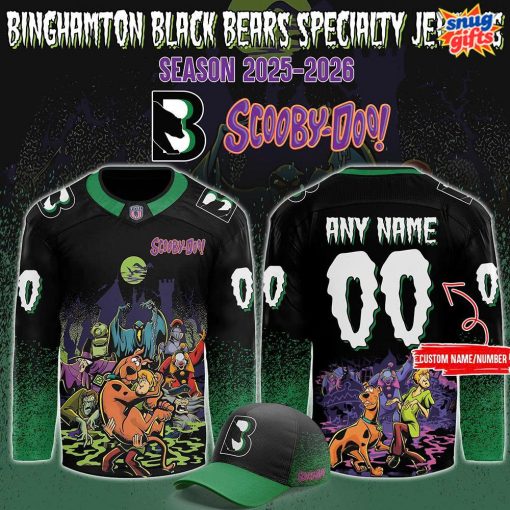 Binghamton Black Bears x Scooby-Doo Night 2025 Hockey Jersey