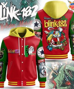 Blink-182 Happy Holidays Limited Edition Hooded Varsity Jacket