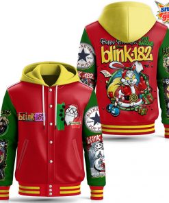 Blink-182 Happy Holidays Limited Edition Hooded Varsity Jacket