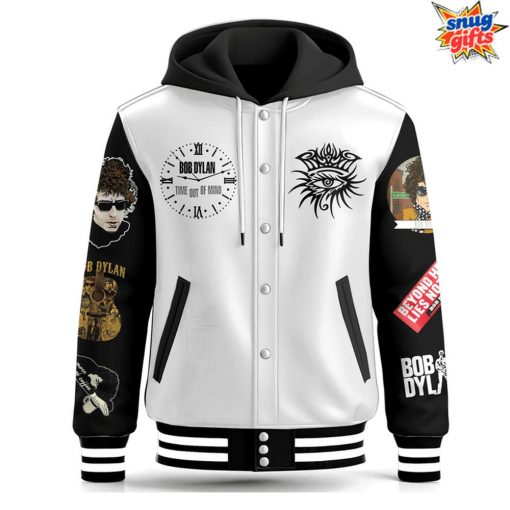 Bob Dylan Iconic Tribute Hooded Varsity Jacket