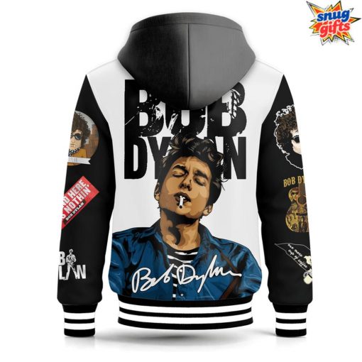 Bob Dylan Iconic Tribute Hooded Varsity Jacket