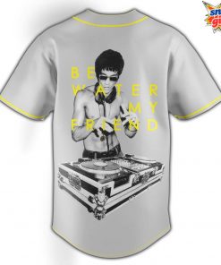 Bruce Lee Enter the Dragon DJ Remix Baseball Jersey 4