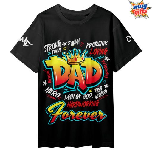 Chris Brown Graffiti King Dad Custom T-Shirt