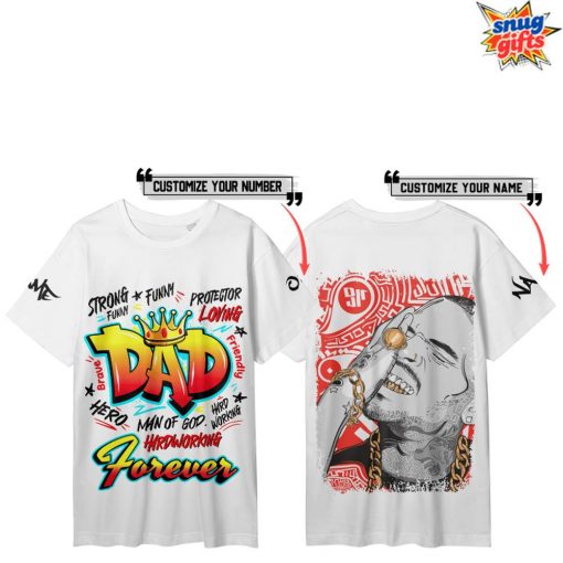 Chris Brown Graffiti King Dad Custom T-Shirt