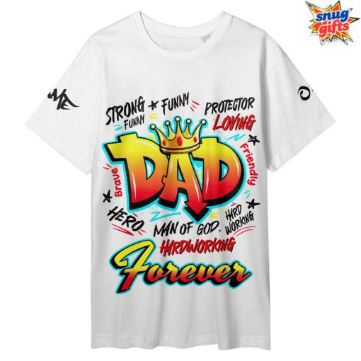 Chris Brown Graffiti King Dad Custom T-Shirt