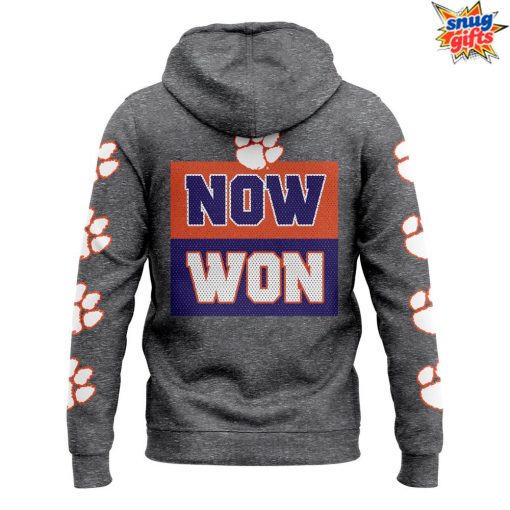 Clemson Tigers Now Won 2025 Special Edition Hoodie
