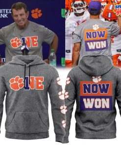 Clemson Tigers Now Won 2025 Special Edition Hoodie