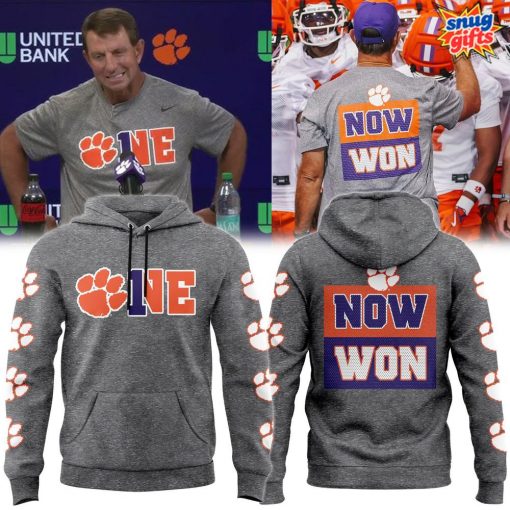 Clemson Tigers Now Won 2025 Special Edition Hoodie