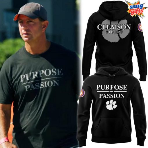 Dabo Swinney Clemson Tigers Football “PurposePassion” 2025 Hoodie