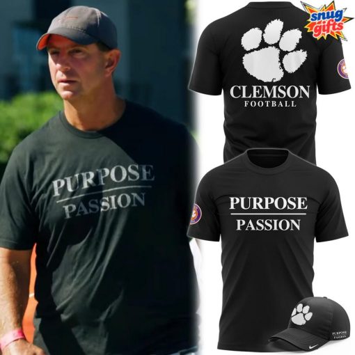 Dabo Swinney Clemson Tigers Football PurposePassion 2025 T-Shirt