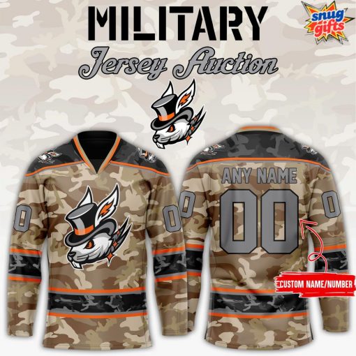 Danbury Hat Tricks Military Limited Edition Camo Hockey Jersey