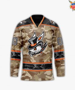 Danbury Hat Tricks Military Limited Edition Camo Hockey Jersey