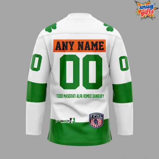 Danbury Hat Tricks Todd Maserati Alfa Romed Danbury Hockey Jersey