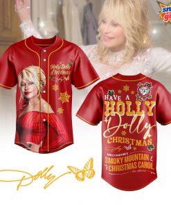 Dolly Parton Holly Dolly Christmas Limited Edition Baseball Jersey