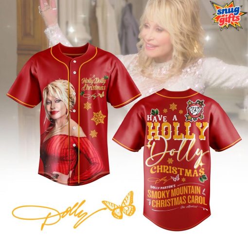 Dolly Parton Holly Dolly Christmas Limited Edition Baseball Jersey