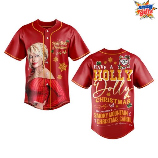 Dolly Parton Holly Dolly Christmas Limited Edition Baseball Jersey