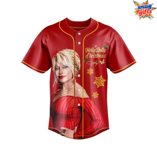 Dolly Parton Holly Dolly Christmas Limited Edition Baseball Jersey