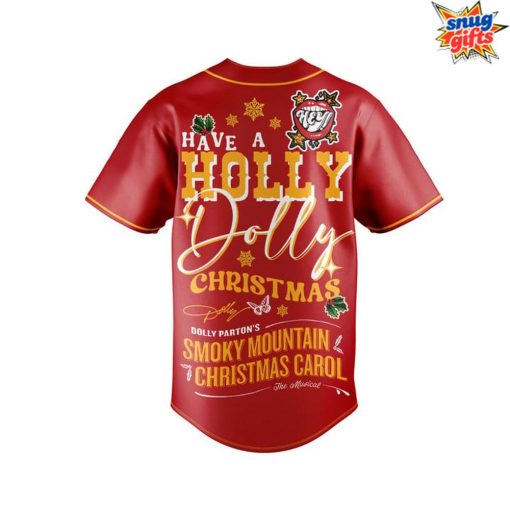 Dolly Parton Holly Dolly Christmas Limited Edition Baseball Jersey