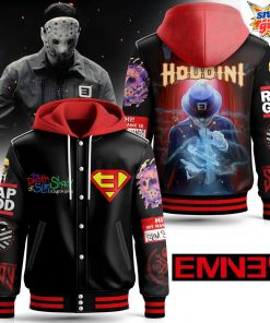 Eminem Houdini Rap God Hooded Varsity Jacket