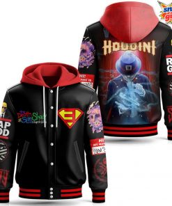 Eminem Houdini Rap God Hooded Varsity Jacket
