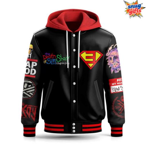 Eminem Houdini Rap God Hooded Varsity Jacket