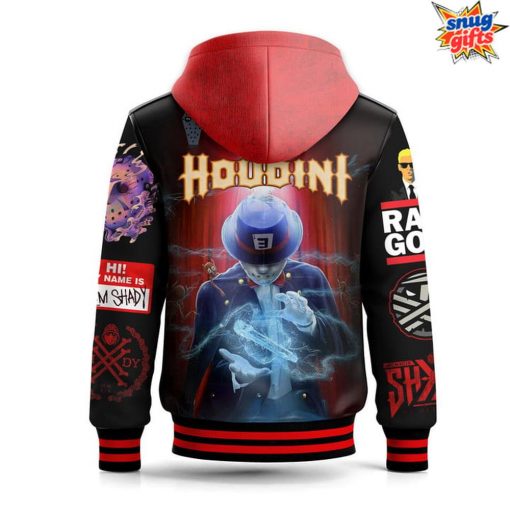 Eminem Houdini Rap God Hooded Varsity Jacket