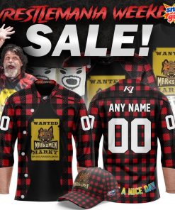 Fayetteville Marksmen x WrestleMania Weekend Special Edition Hockey Jersey