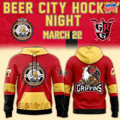 Griffins x Beer City Hockey Night 2025 Hoodie