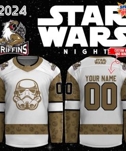 Griffins x Star Wars Night 2025 Limited Edition Hockey Jersey