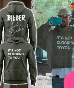 Justin Bieber “It’s Not Clocking To You” Limited Edition Hoodie
