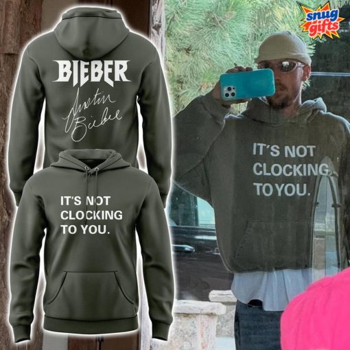 Justin Bieber “It’s Not Clocking To You” Limited Edition Hoodie