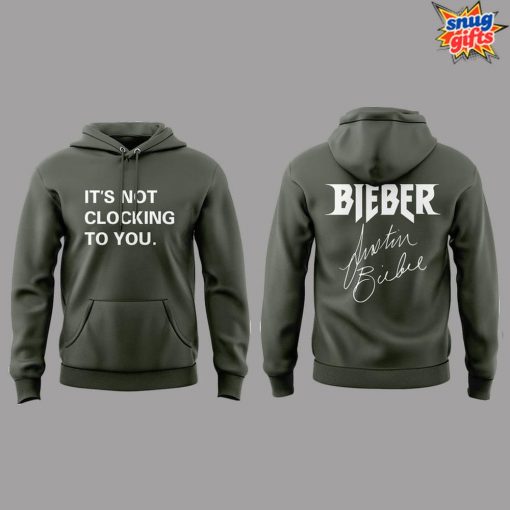 Justin Bieber “It’s Not Clocking To You” Limited Edition Hoodie