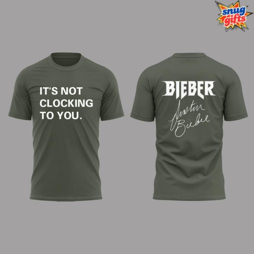 Justin Bieber “It’s Not Clocking To You” Limited Edition T-Shirt